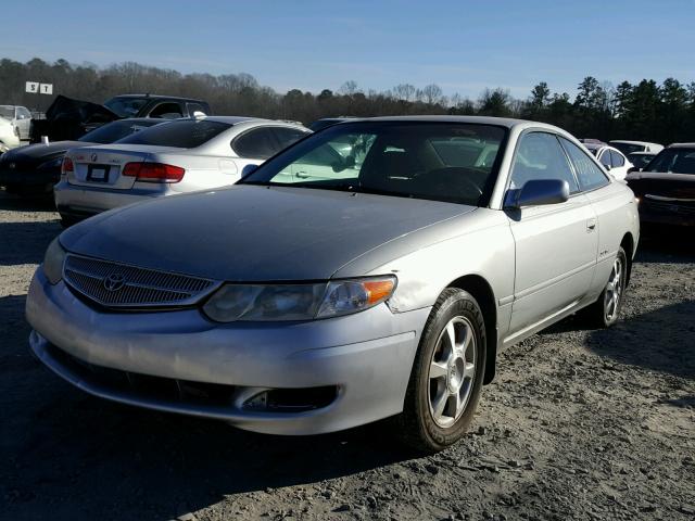 2T1CF22PX2C600907 - 2002 TOYOTA CAMRY SOLA SILVER photo 2