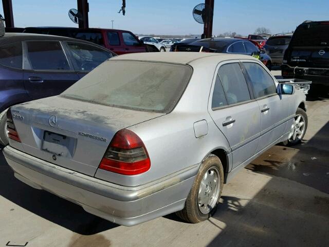 WDBHA24G5XA793978 - 1999 MERCEDES-BENZ C 230 SILVER photo 4