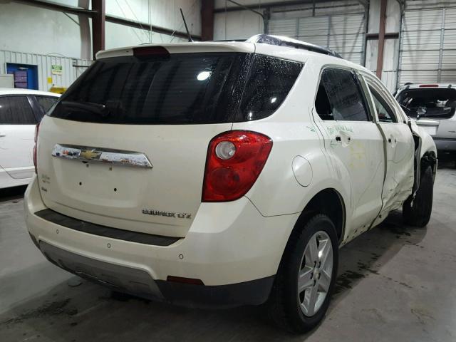 1GNFLHEK4EZ138077 - 2014 CHEVROLET EQUINOX LT WHITE photo 4