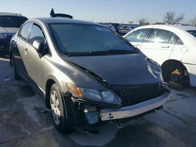 1HGFA16536L151889 - 2006 HONDA CIVIC LX GRAY photo 1