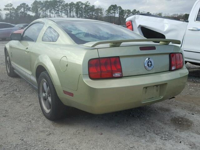 1ZVFT80N865255791 - 2006 FORD MUSTANG GREEN photo 3