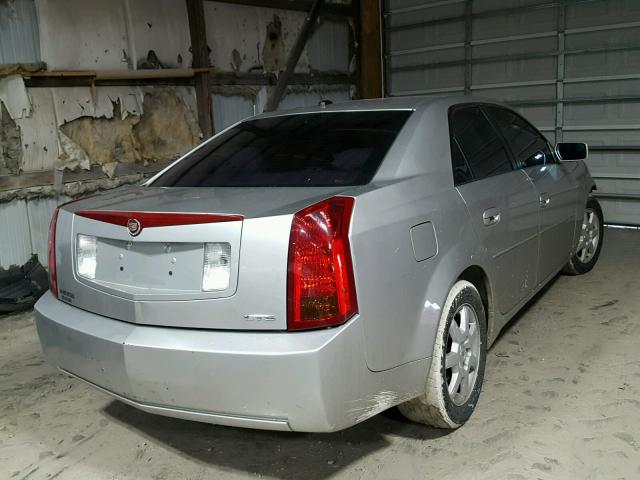 1G6DM57T870190940 - 2007 CADILLAC CTS GRAY photo 4