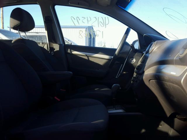 KL1TD56617B059543 - 2007 CHEVROLET AVEO BASE წითელი ფოტო 5