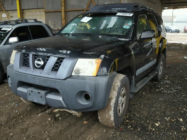 5N1AN08WX6C549917 - 2006 NISSAN XTERRA OFF BLACK photo 2