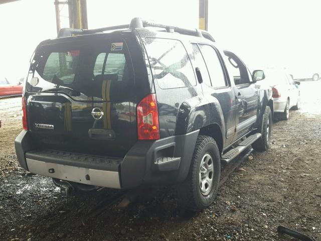 5N1AN08WX6C549917 - 2006 NISSAN XTERRA OFF BLACK photo 4