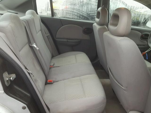 1G8AJ55F07Z152422 - 2007 SATURN ION LEVEL ვერცხლისფერი ფოტო 6