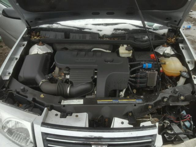 1G8AJ55F07Z152422 - 2007 SATURN ION LEVEL ვერცხლისფერი ფოტო 7