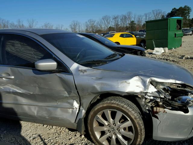 1HGCM66517A069941 - 2007 HONDA ACCORD EX SILVER photo 9