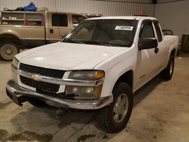 1GCCS196058118160 - 2005 CHEVROLET COLORADO WHITE photo 2