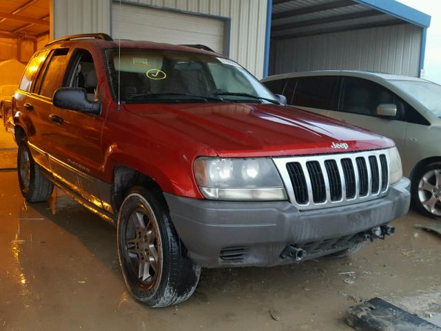 1J4GW48S72C275371 - 2002 JEEP GRAND CHER RED photo 1