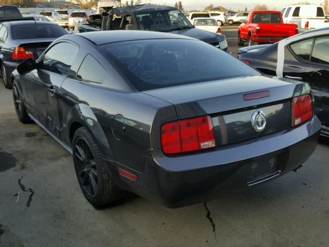 1ZVFT80N075299608 - 2007 FORD MUSTANG CHARCOAL photo 3