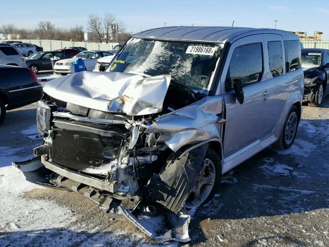 5J6YH1H99AL004126 - 2010 HONDA ELEMENT SC SILVER photo 2