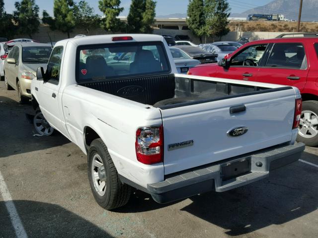 1FTYR10D38PA68975 - 2008 FORD RANGER WHITE photo 3