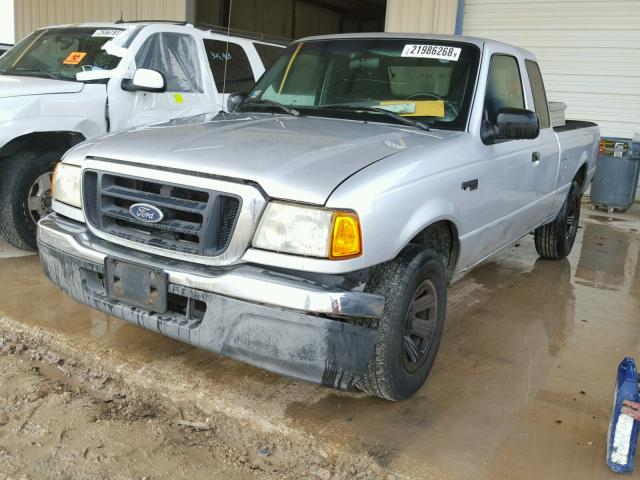 1FTYR14UX4PB42834 - 2004 FORD RANGER SUP SILVER photo 2