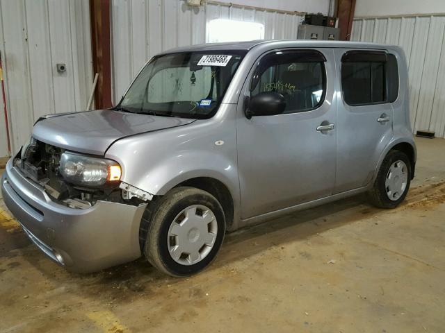 JN8AZ2KR2AT159446 - 2010 NISSAN CUBE BASE SILVER photo 2