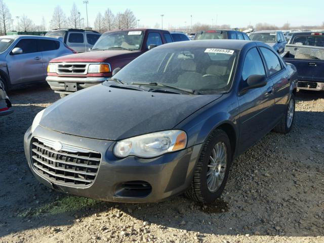 1C3EL46X15N664945 - 2005 CHRYSLER SEBRING GRAY photo 2