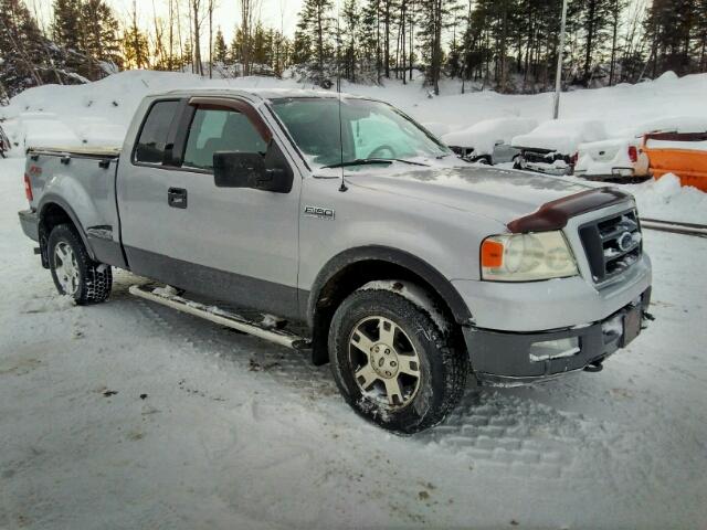 1FTPX04544KD02109 - 2004 FORD F150 GRAY photo 1