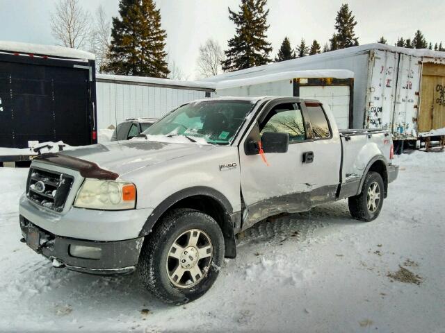 1FTPX04544KD02109 - 2004 FORD F150 GRAY photo 2