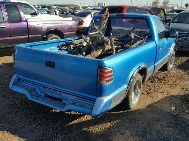 1GCCS1447R8154732 - 1994 CHEVROLET S TRUCK S1 BLUE photo 4