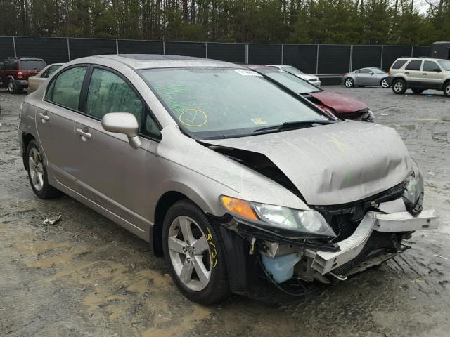 1HGFA16896L053413 - 2006 HONDA CIVIC EX ოქროსფერი ფოტო 1