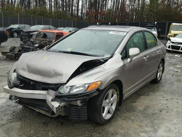 1HGFA16896L053413 - 2006 HONDA CIVIC EX ოქროსფერი ფოტო 2