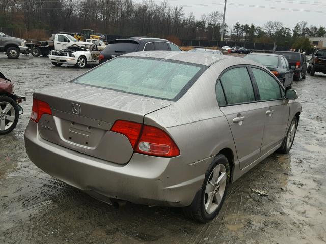 1HGFA16896L053413 - 2006 HONDA CIVIC EX ოქროსფერი ფოტო 4