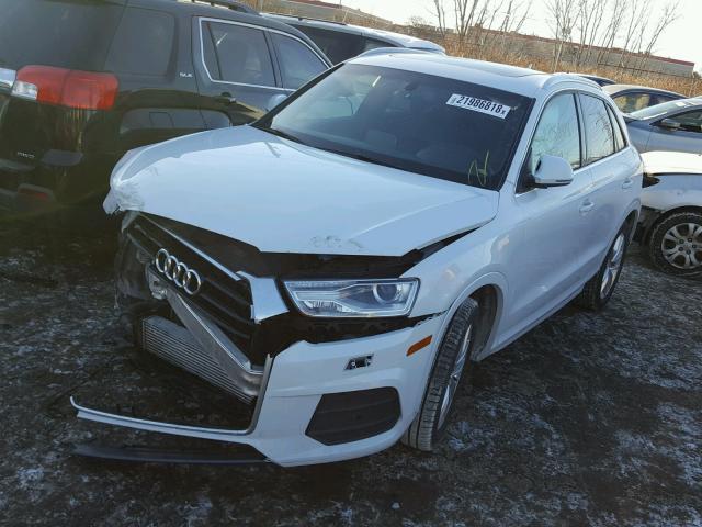 WA1EFCFS2GR009121 - 2016 AUDI Q3 PREMIUM WHITE photo 2