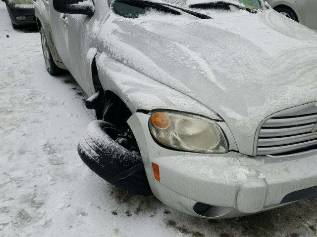 3GNCA13B69S640465 - 2009 CHEVROLET HHR LS SILVER photo 10