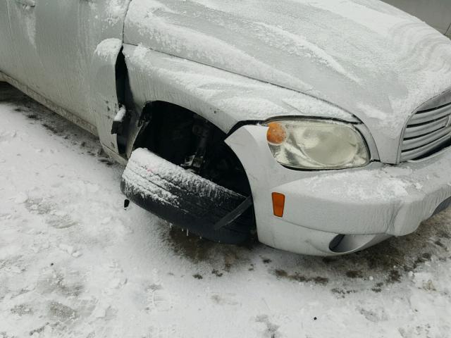 3GNCA13B69S640465 - 2009 CHEVROLET HHR LS SILVER photo 9