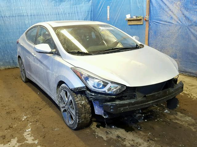 KMHDH4AH5FU231740 - 2015 HYUNDAI ELANTRA SE SILVER photo 1