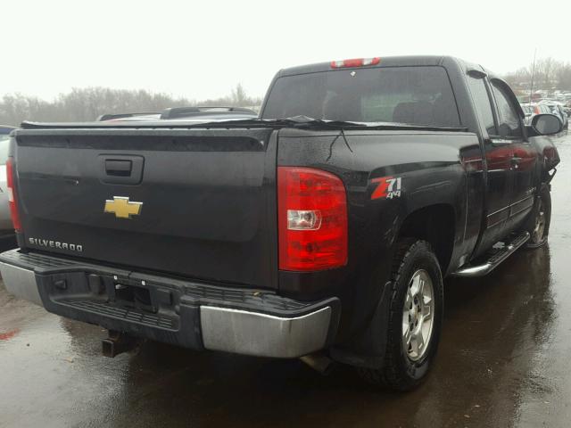 2GCEK19J471698418 - 2007 CHEVROLET SILVERADO BLACK photo 4