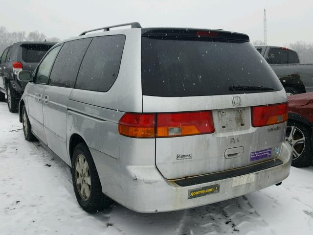 5FNRL18663B074140 - 2003 HONDA ODYSSEY EX SILVER photo 3