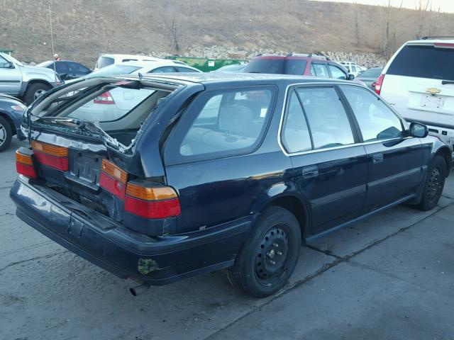 1HGCB9853MA013869 - 1991 HONDA ACCORD LX BLACK photo 4