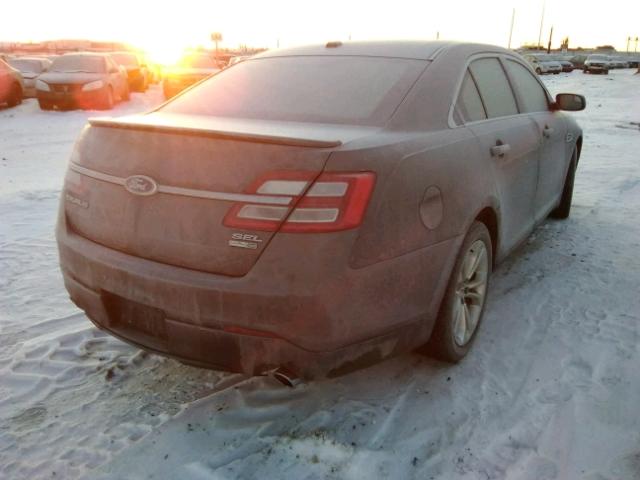 1FAHP2H80DG108450 - 2013 FORD TAURUS SEL GRAY photo 4