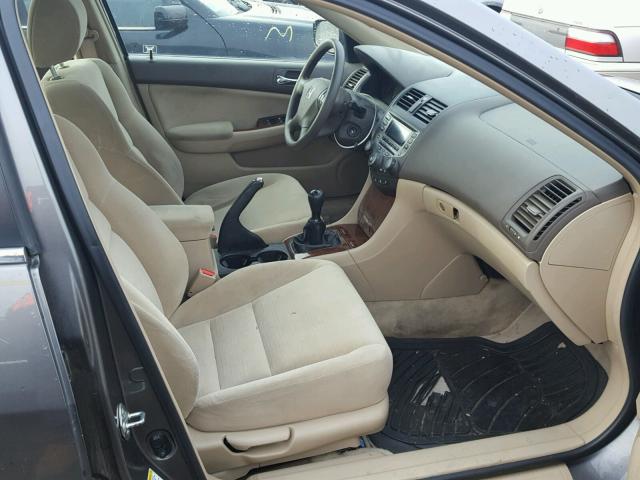 1HGCM55797A118722 - 2007 HONDA ACCORD EX BROWN photo 5