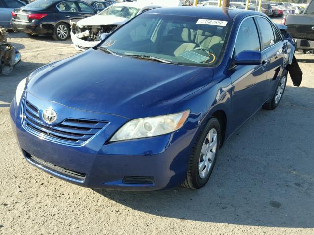 4T1BE46K08U237453 - 2008 TOYOTA CAMRY CE BLUE photo 2