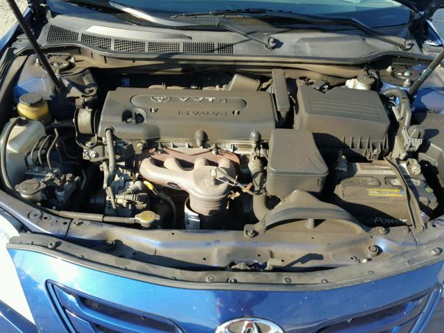 4T1BE46K08U237453 - 2008 TOYOTA CAMRY CE BLUE photo 7