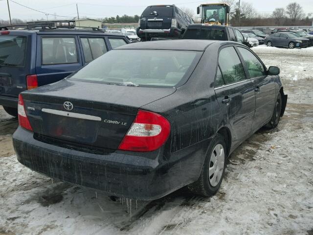 4T1BE32K72U561569 - 2002 TOYOTA CAMRY LE BLACK photo 4