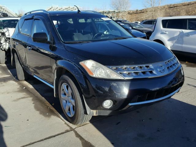 JN8AZ08WX6W538489 - 2006 NISSAN MURANO SL BLACK photo 1