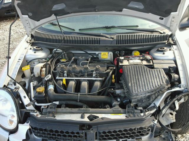 1B3ES26C63D199132 - 2003 DODGE NEON SE SILVER photo 7