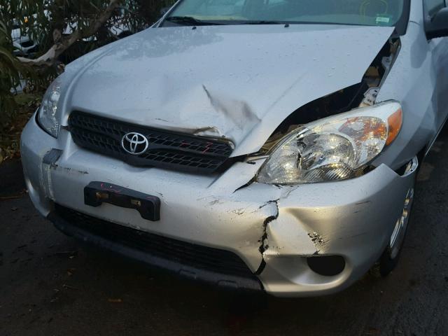 2T1KR32E96C581439 - 2006 TOYOTA COROLLA MA SILVER photo 9