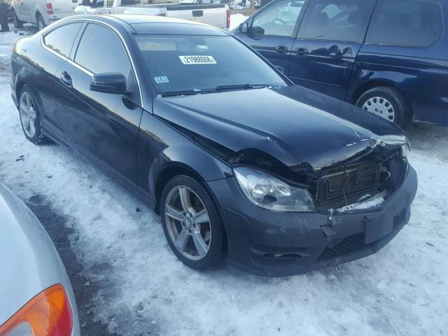 WDDGJ4HB7CF919641 - 2012 MERCEDES-BENZ C 250 BLACK photo 1