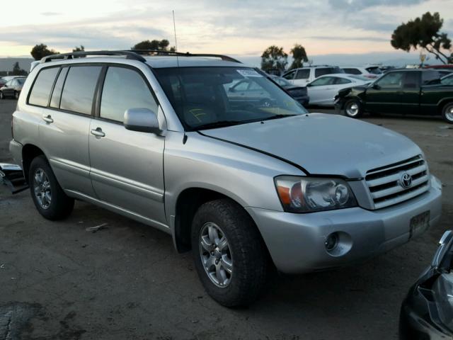 JTEGP21A770128884 - 2007 TOYOTA HIGHLANDER SILVER photo 1