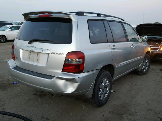 JTEGP21A770128884 - 2007 TOYOTA HIGHLANDER SILVER photo 4