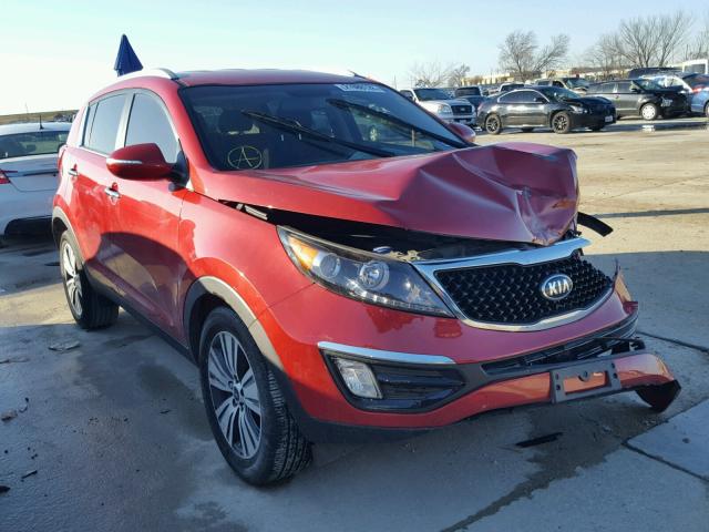 KNDPC3AC4F7763977 - 2015 KIA SPORTAGE E RED photo 1