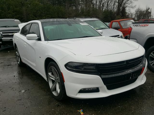 2C3CDXHG6FH738633 - 2015 DODGE CHARGER SX WHITE photo 1