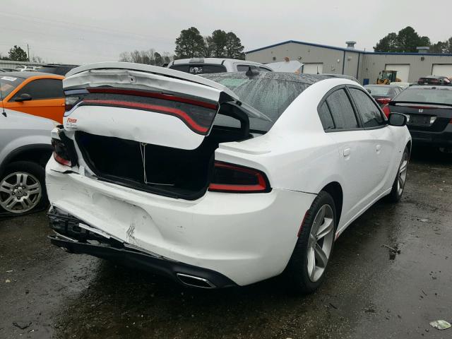 2C3CDXHG6FH738633 - 2015 DODGE CHARGER SX WHITE photo 4