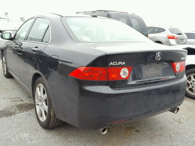 JH4CL96805C008643 - 2005 ACURA TSX BLACK photo 3