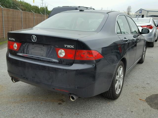 JH4CL96805C008643 - 2005 ACURA TSX BLACK photo 4