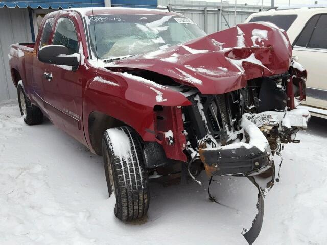 2GCEK19J371656810 - 2007 CHEVROLET SILVERADO RED photo 1